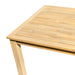 Wooden table with a white background