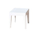 Small white table on a white background