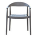 Gray chair on a white background
