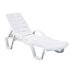 White lounge chair on a white background