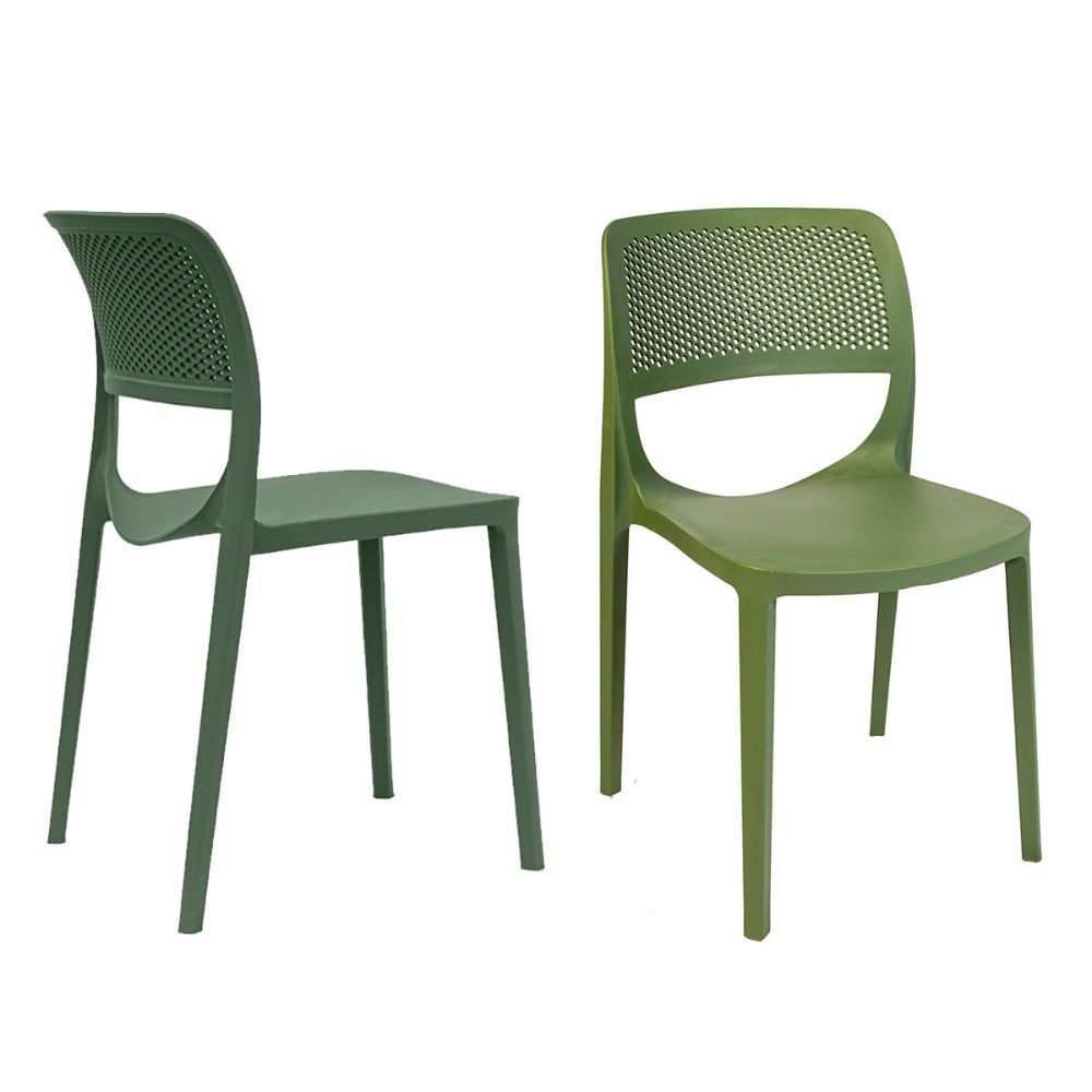 Mila Set of 2 Stackable Side Chair