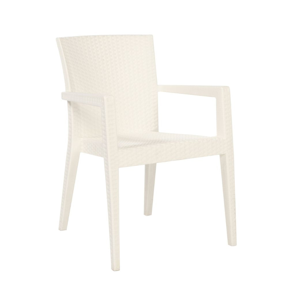 White chair on a white background