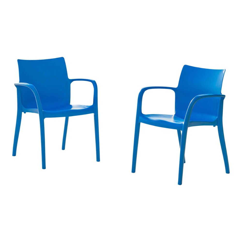 Pedro Set of 2 Stackable Armchair