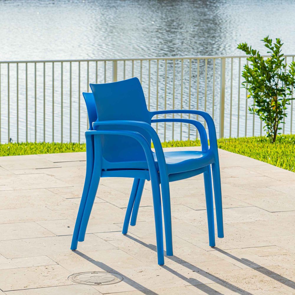 Pedro Set of 2 Stackable Armchair
