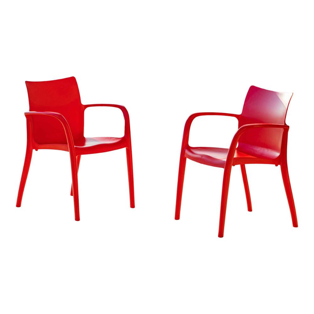 Pedro Set of 2 Stackable Armchair