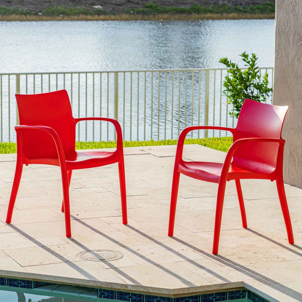 Pedro Set of 2 Stackable Armchair
