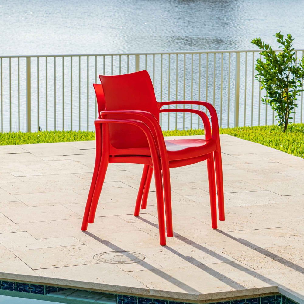 Pedro Set of 2 Stackable Armchair
