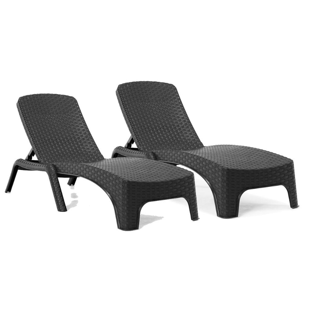 Roma Set of 2 Chaise Lounger