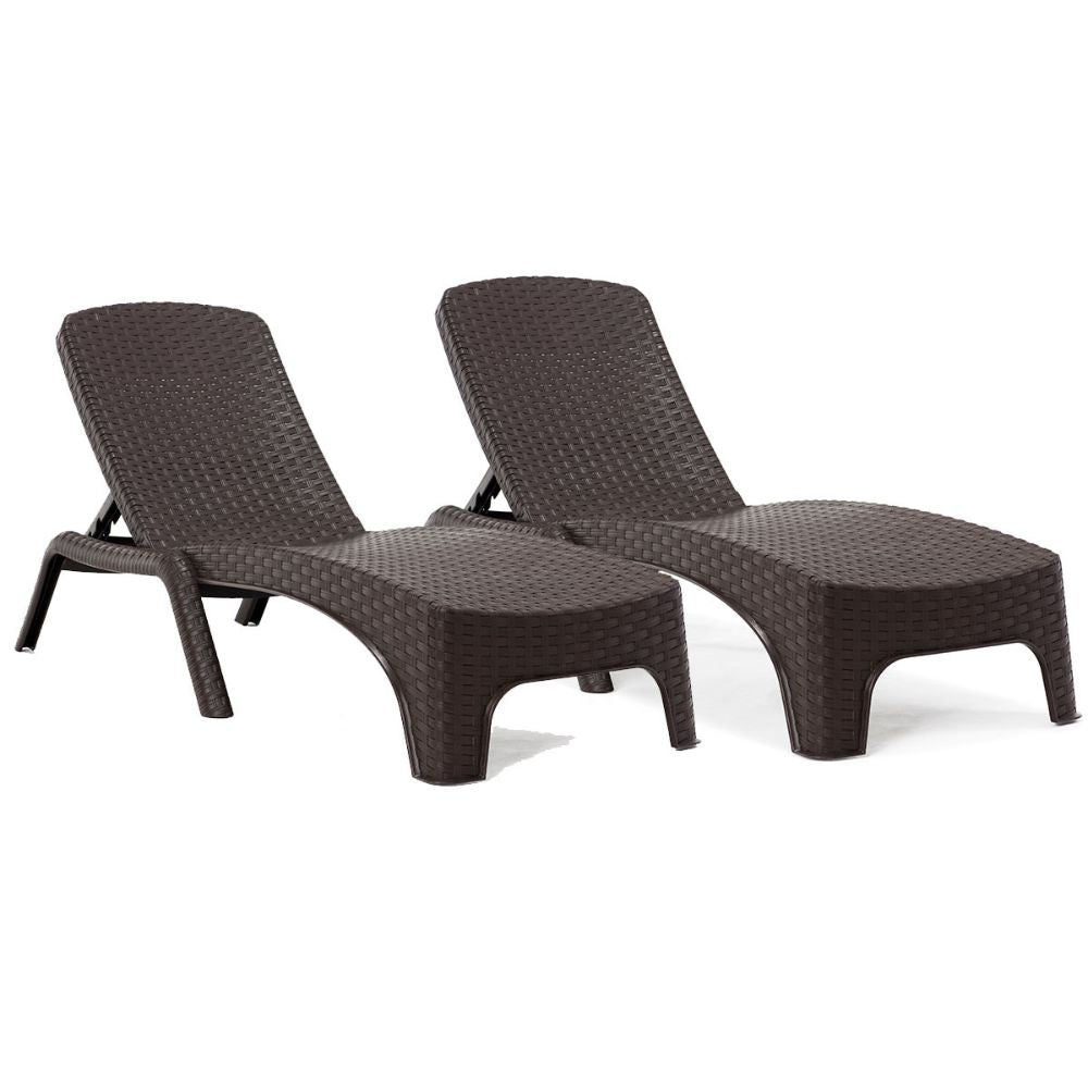 Roma Set of 2 Chaise Lounger