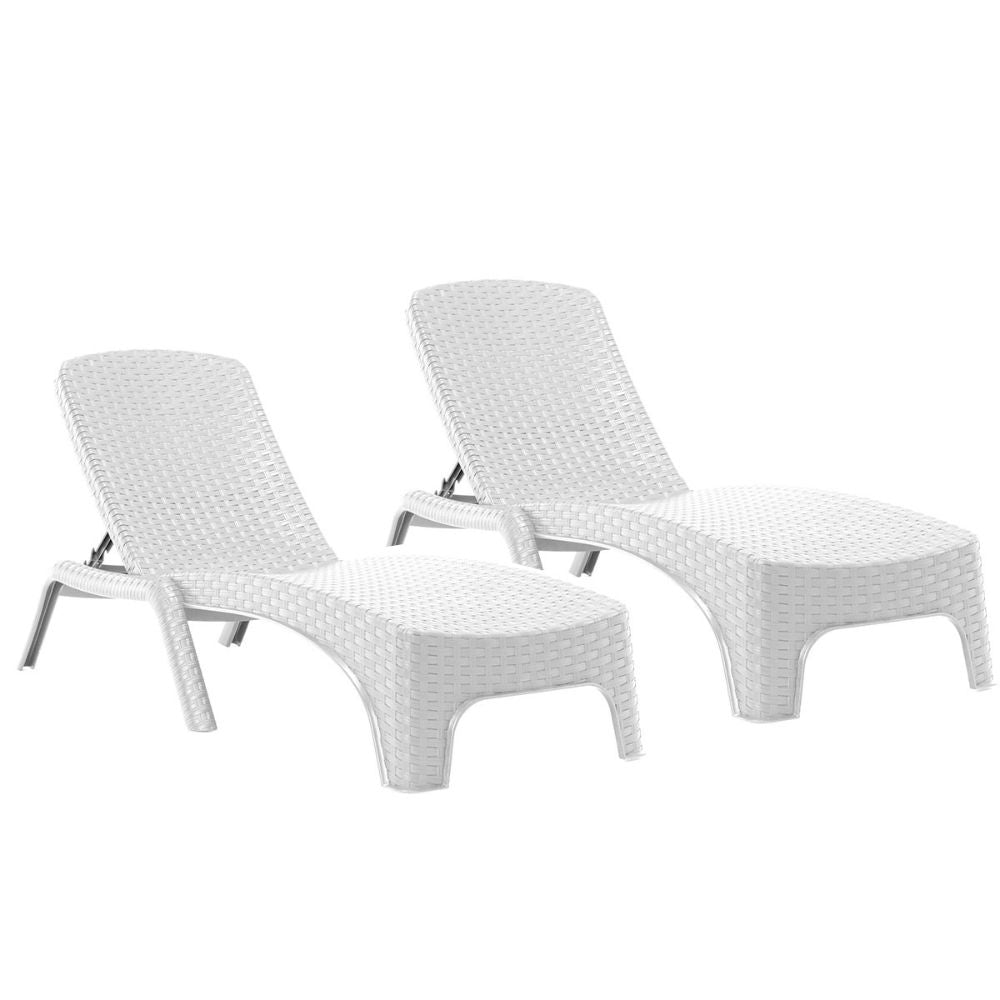 Roma Set of 2 Chaise Lounger