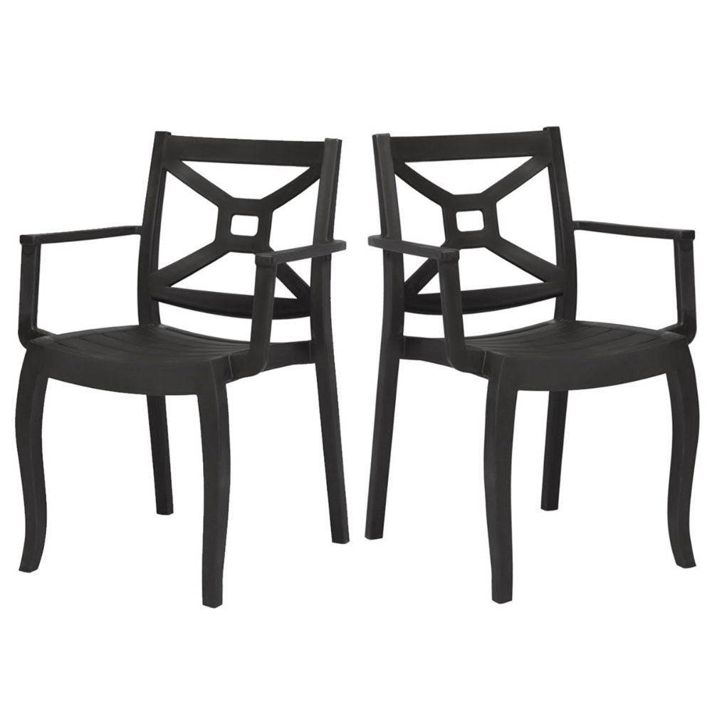 Zeus Set of 2 Stackable Armchair