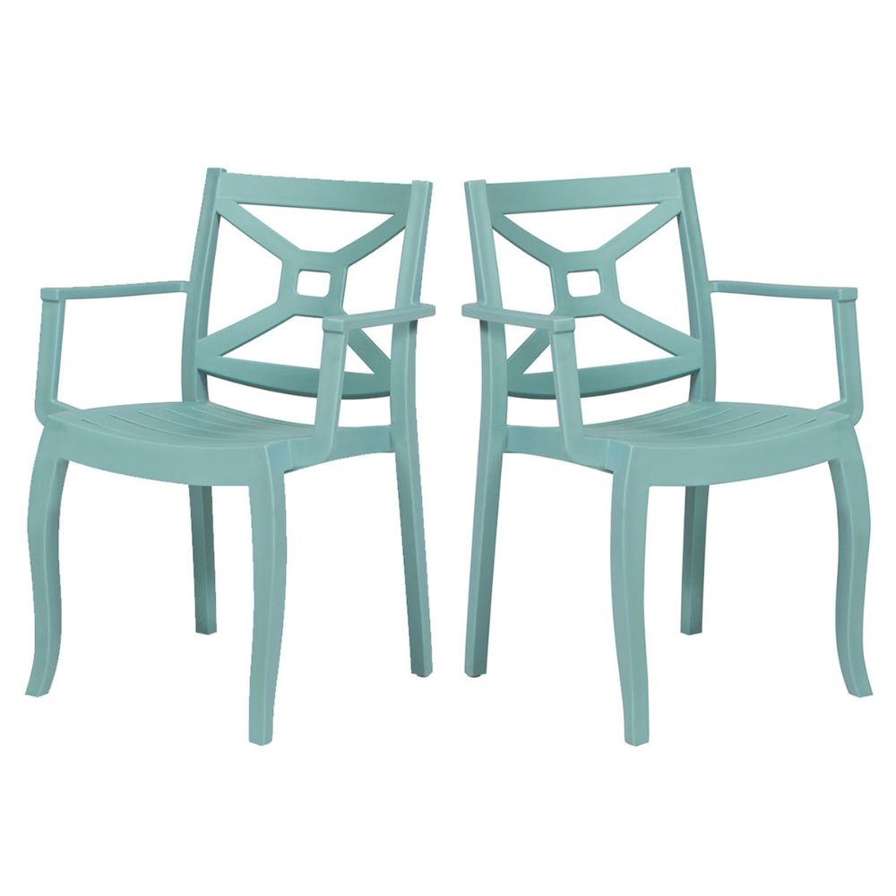 Zeus Set of 2 Stackable Armchair