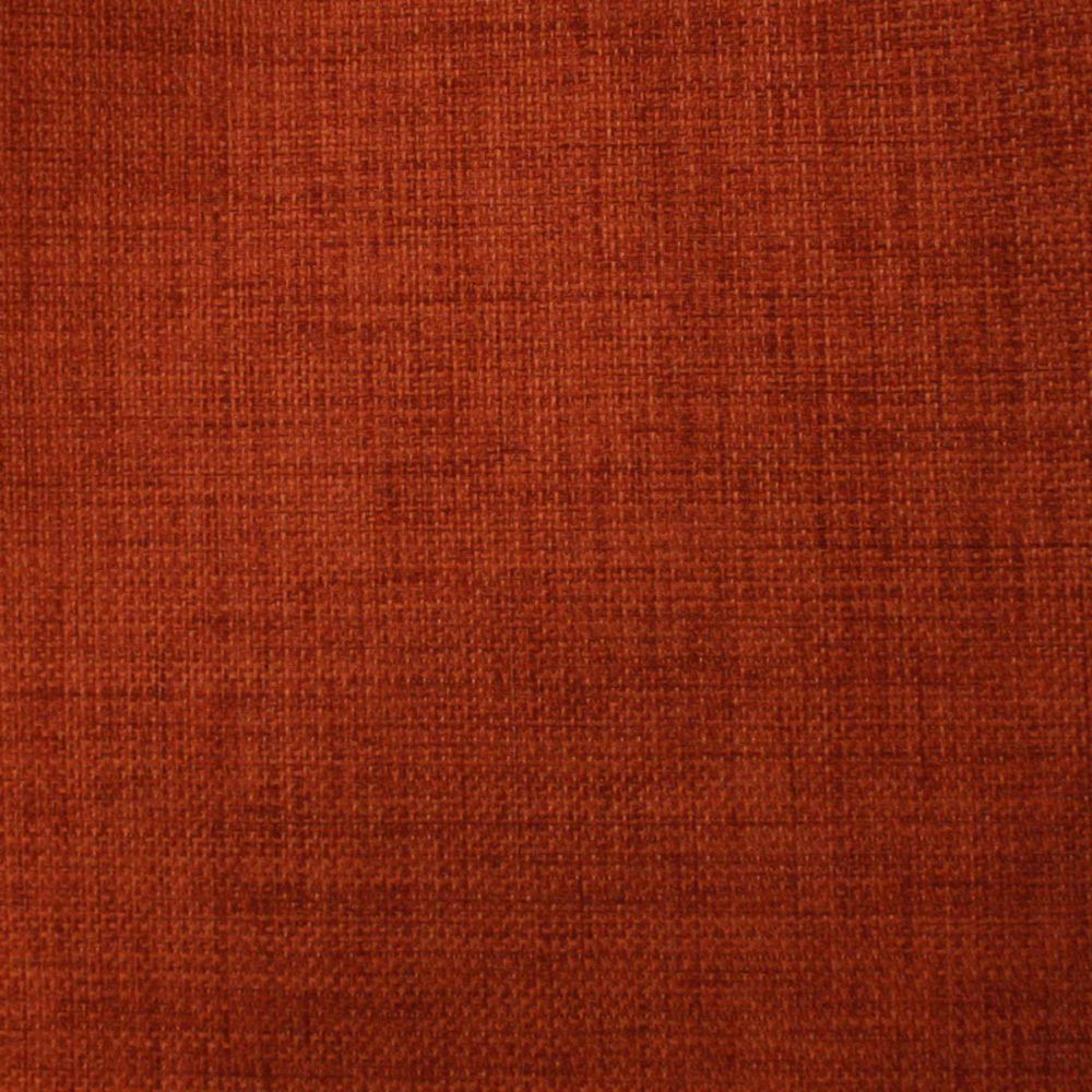 Solid rust-colored fabric texture swatch